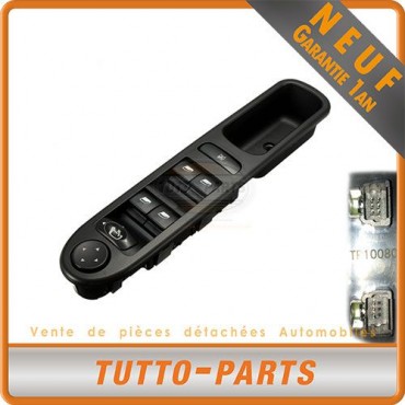 Bouton Lève Vitre Electrique Peugeot 307 - 6554.KT