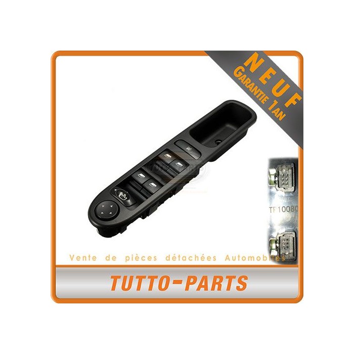 Bouton Lève Vitre Electrique Peugeot 307 - 6554.KT