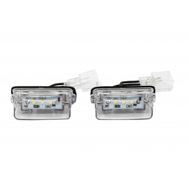 LED Feu de Plaque d'Immatriculation Pour Citroën Berlingo C3 C4 C5 Saxo 6340A3