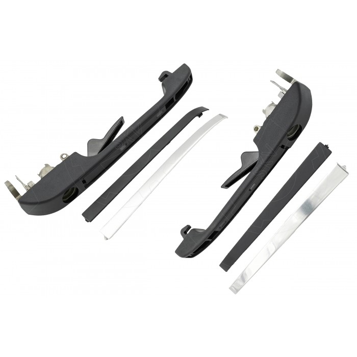 x2 Poignée de Porte Avant Gauche+Droit Pour Audi 80 90 813837207 813837208