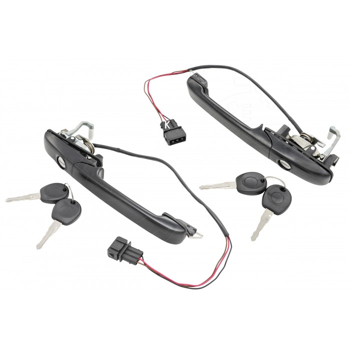 x2 Poignée de Porte Avant Gauche+Droit Pour Vw Passat 3A0837205AS 3A0837206AS