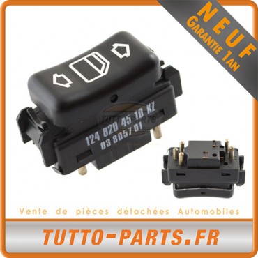 Bouton Lève Vitre Avant Droit Mercedes 190 W124 W126