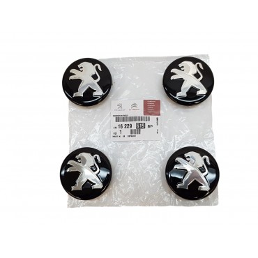 4 Capuchon de Jante Pour Peugeot 107 108 208 308 508 1622961980