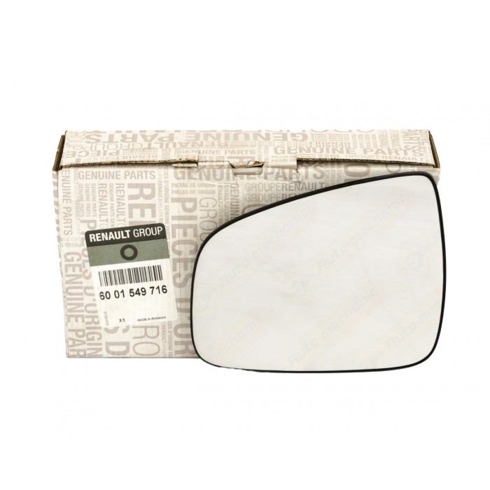 Glace de Rétroviseur Gauche Pour Dacia Logan Sandero Renault Logan 6001549716