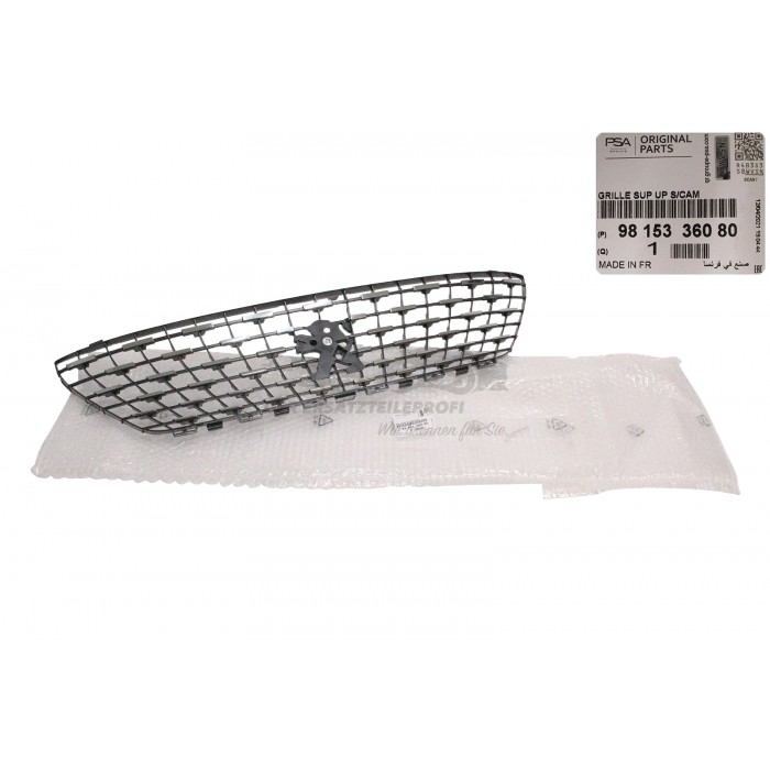 Grille de Pare Choc Avant Pour Peugeot 3008 II 2016-2020 9815336080