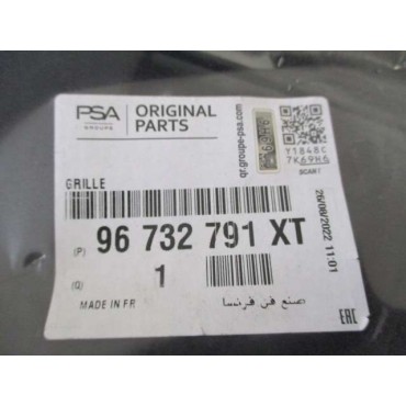 Grille Supérieur de Pare Choc Pour Citroen Ds5 2011-2015 96732791XT