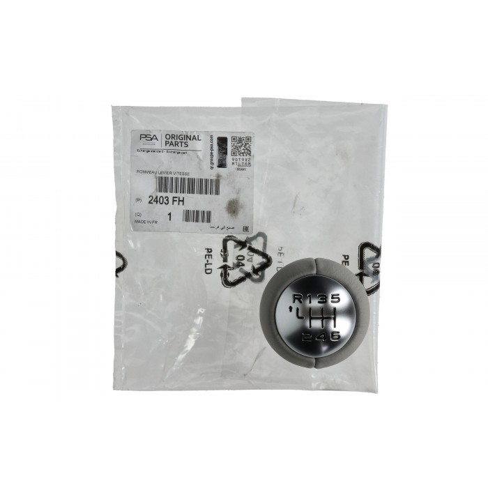 Pommeau Levier de Vitesse Pour Peugeot 307 - à partir de 2006 2403FH