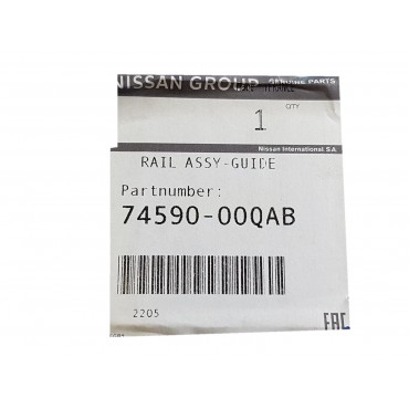 Rail Guide de Porte Coulissante Droit Pour Nissan Primastar 7459000QAB