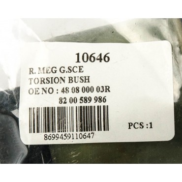 Silent Bloc d'Essieu Arrière Pour Renault Megane III 2009-2016 10646