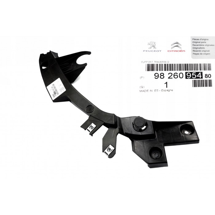 Support de Pare Choc Avant Droit Pour Citroën Jumpy III Fiat Scudo 9826095480