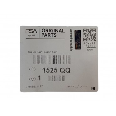 Tuyau de Carburant Pour Citroën Berlingo Peugeot Partner 1525QQ