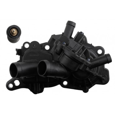 Boitier Thermostat d'Eau Pour Seat Ibiza IV V Skoda Citigo Fabia III 04E121116C