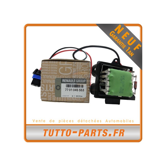 Résistance Chauffage Renault Clio 2