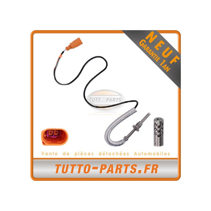 Sonde Température Gaz d'Echappement Seat Exeo 2.0 TDi VW Caddy III Touran 1.9 TDi 2.0 TDi