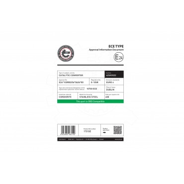 Catalyseur Pour Peugeot 207 1007 Citroën C2 C3