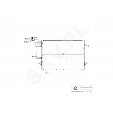 Condenseur de Climatisation Pour VW Passat Audi A4 8D0959482