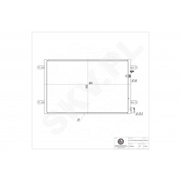 Condenseur de Climatisation Pour VW Caddy II Audi A6 4F0260401E 4F0260403D