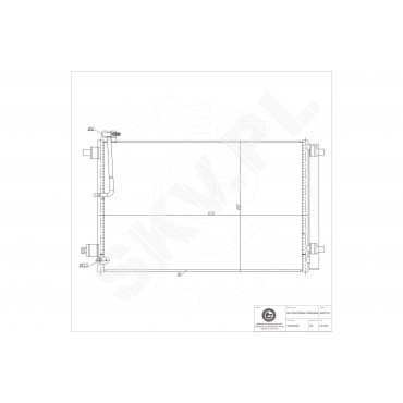 Condenseur de Climatisation Pour Audi A8 4H0260403F 4H0260403M