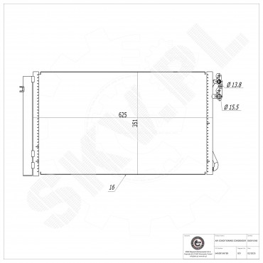 Condenseur de Climatisation Pour BMW Série 1 E81 E82 E87 E88 3 E90 64539229021