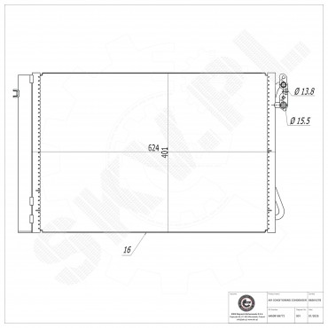 Condenseur de Climatisation Pour BMW Série 1 E81 E82 E87 E88 3 E90 64539206297