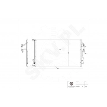 Condenseur de Climatisation Pour BMW Série 1 F20 F21 2 F22, F87 64509335363