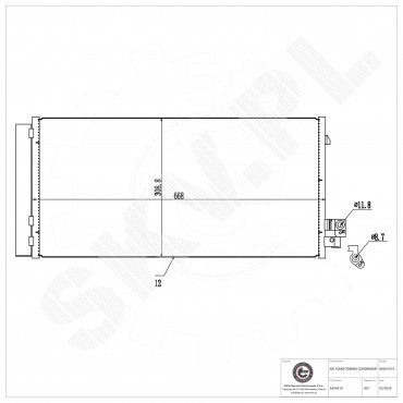 Condenseur de Climatisation Pour BMW Série 2 G42, G87 64536805346 6805346