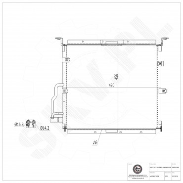 Condenseur de Climatisation Pour BMW Série 3 E36 Z3 8398181