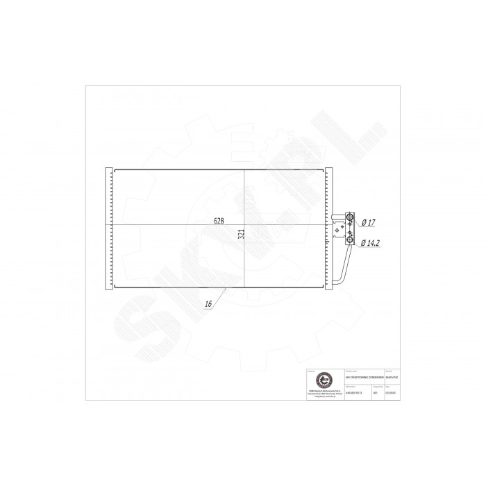 Condenseur de Climatisation Pour BMW Série 5 E39 7 E38 64538375513 8375513
