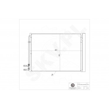 Condenseur de Climatisation Pour BMW Série 5 F07 F10 F11 6 F06 F12 64509149395