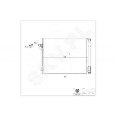 Condenseur de Climatisation Pour BMW Série 5 F07 F10 F11 6 F06 F12 F13 Dawn