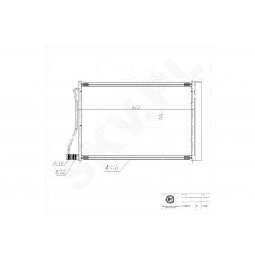 Condenseur de Climatisation Pour BMW Série 5 F10 6 F06 F12 F13 64509391493