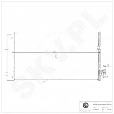 Condenseur de Climatisation Pour BMW Série 5 F90, G30 G31 64539364258 9364258