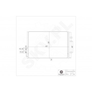 Condenseur de Climatisation Pour BMW X3 F25 X4 F26 64539216143 9216143
