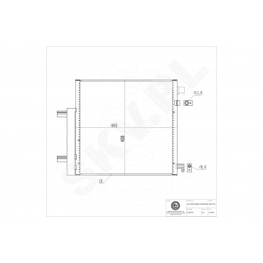 Condenseur de Climatisation Pour Chevrolet Spark 42422272 94554553 95326120