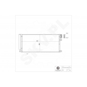 Condenseur de Climatisation Pour Opel Mokka Chevrolet Vauxhall 1850273 1850335