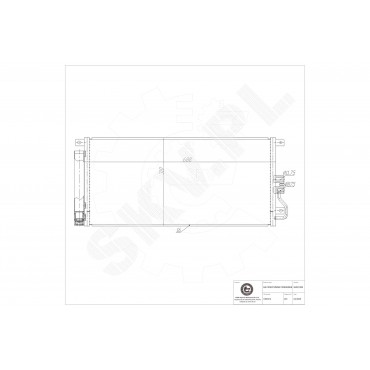 Condenseur de Climatisation Pour Opel Chevrolet Vauxhall 1850274 1850336
