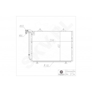 Condenseur de Climatisation Pour Mercedes-Benz Classe C T-Model E CLK SLK