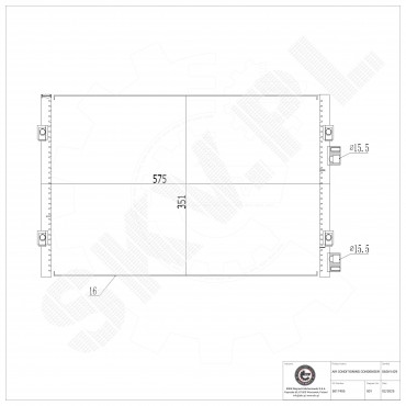 Condenseur de Climatisation Pour Chrysler PT Cruiser Combi Van 5073579AA