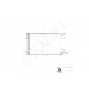 Condenseur de Climatisation Pour Peugeot 308 Citroën DS 9673629780 9816746580