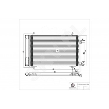 Condenseur de Climatisation Pour Peugeot Citroën DS 9807426280 6455CX 6455EW