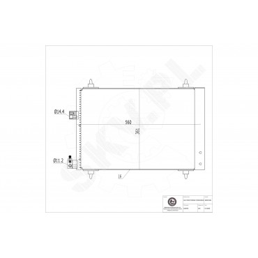 Condenseur de Climatisation Pour Peugeot Partner Citroën Berlingo Jumpy Xsara
