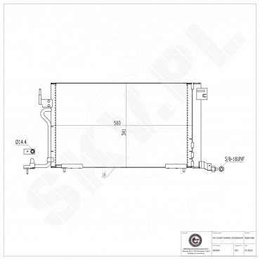 Condenseur de Climatisation Pour Peugeot 306 Partner Citroën Berlingo Xsara