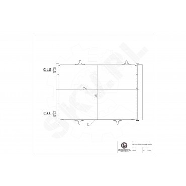 Condenseur de Climatisation Pour Peugeot Opel Citroën DS 6455EK 3637002 6455HF