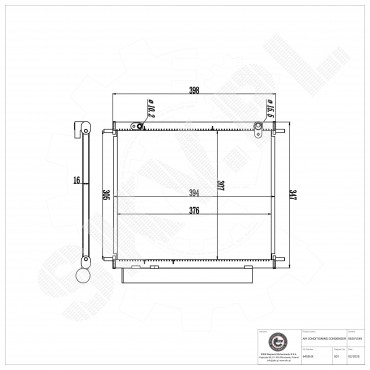 Condenseur de Climatisation Pour Peugeot Citroën Mitsubishi 6455HX 7812A019