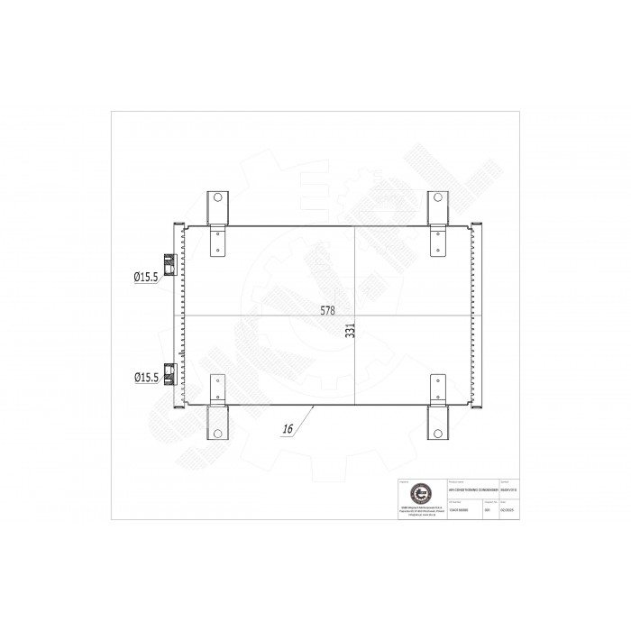 Condenseur de Climatisation Pour Peugeot Fiat Ducato Citroën 1340166080 6455CG