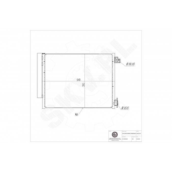 Condenseur de Climatisation Pour Renault Captur Clio IV Dacia Dokker Duster