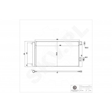 Condenseur de Climatisation Pour Dacia Duster Lodgy