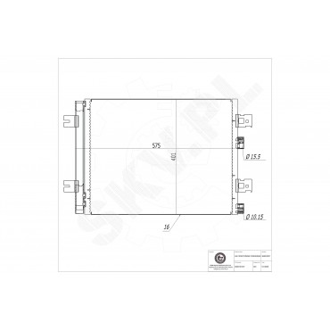 Condenseur de Climatisation Pour Renault Duster Logan Sandero Dacia Duster Logan