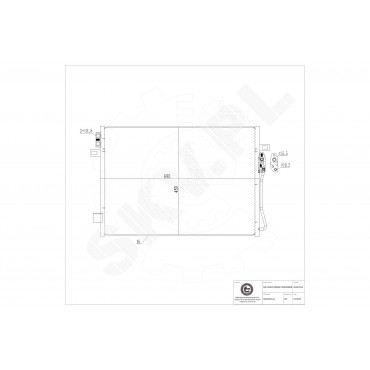 Condenseur de Climatisation Pour Fiat Freemont Dodge Journey Van