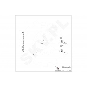 Condenseur de Climatisation Pour Fiat Punto 51712975 51763472 6001070971